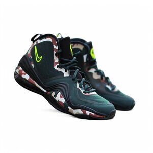 Nike Men's Size 12 Air Penny Hardaway V 5 Camo Black Green Volt 628569-307